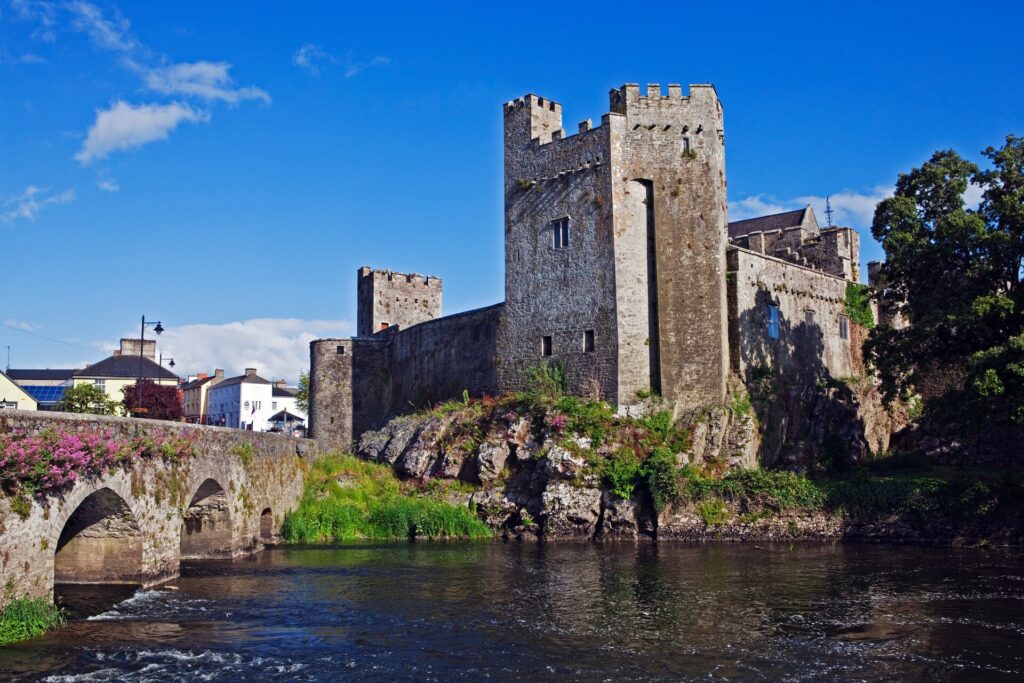 Daytime picture of Cahir Castle, one of the best castles to visit in Ireland