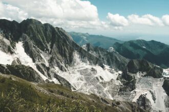 Mountain Range in Northern Italy