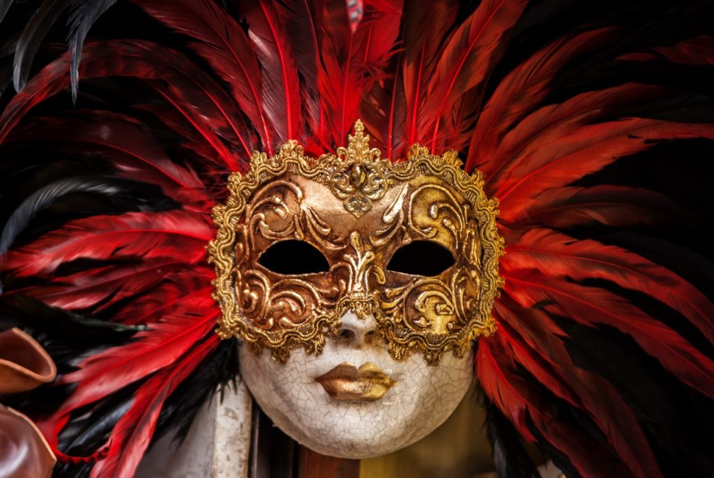 Venice carnival mask