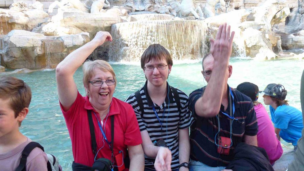 Tony's first overseas trip