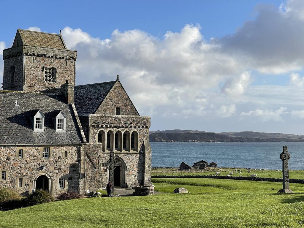 Visit Iona Abbey when travelling to Scotland in September