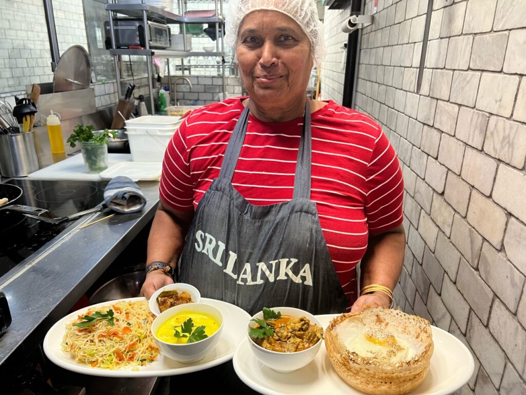 Dolly serves an authentic family recipe from Sri Lanka