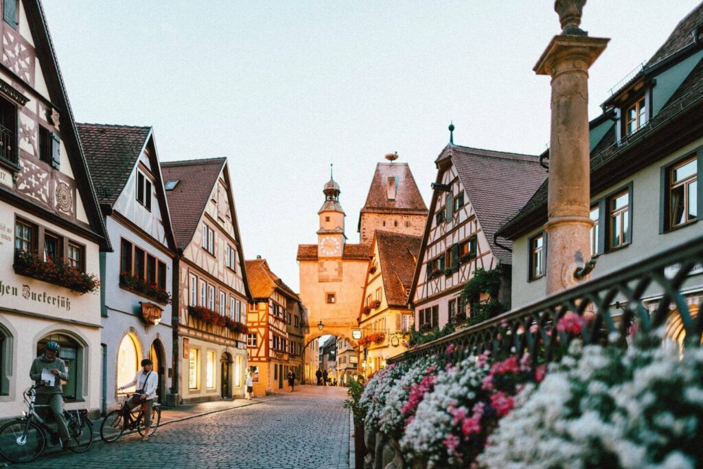 traditional German architecture town