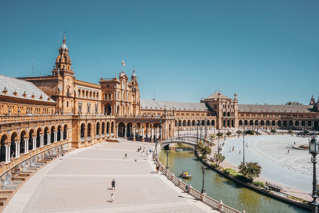 Spanish architecture in Sevilla