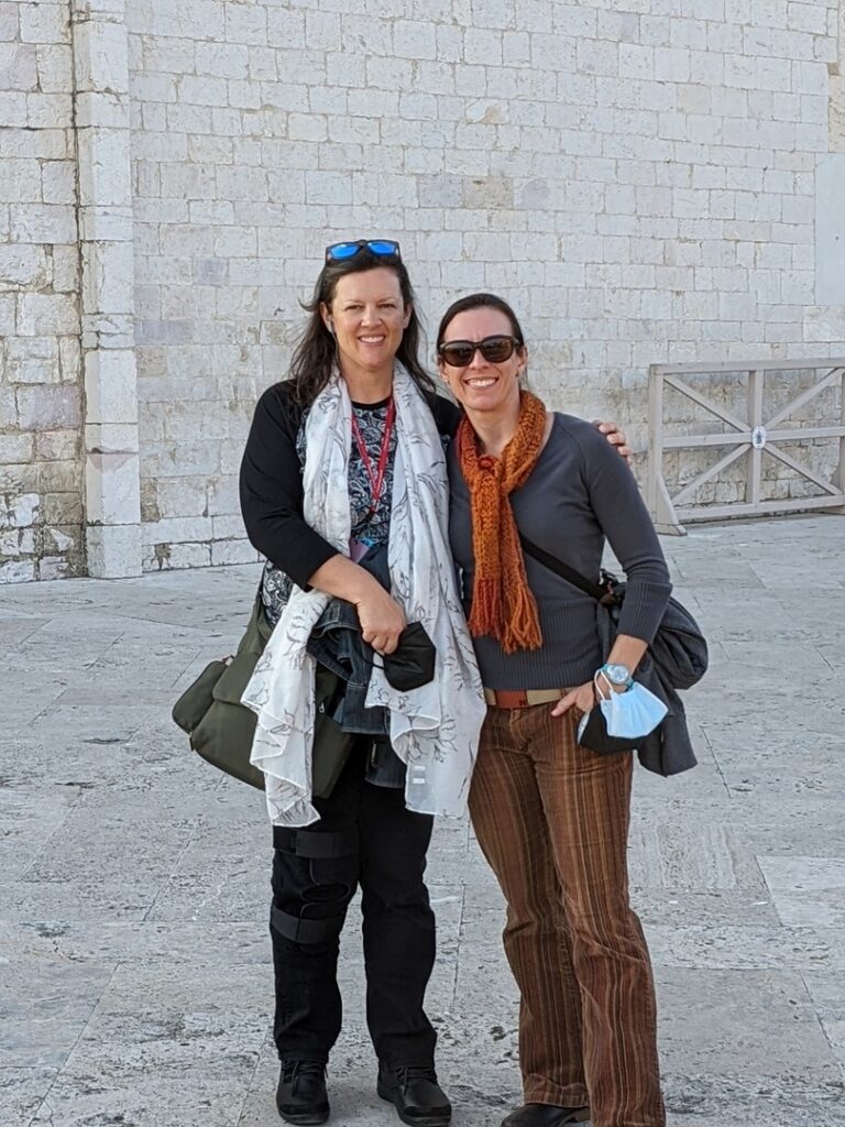 Trafalgar guest Sandy's two daughters in Italy