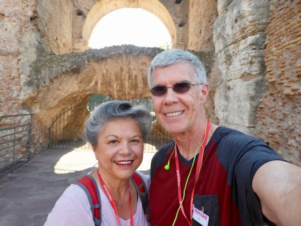 Dolores and Jay in Italy