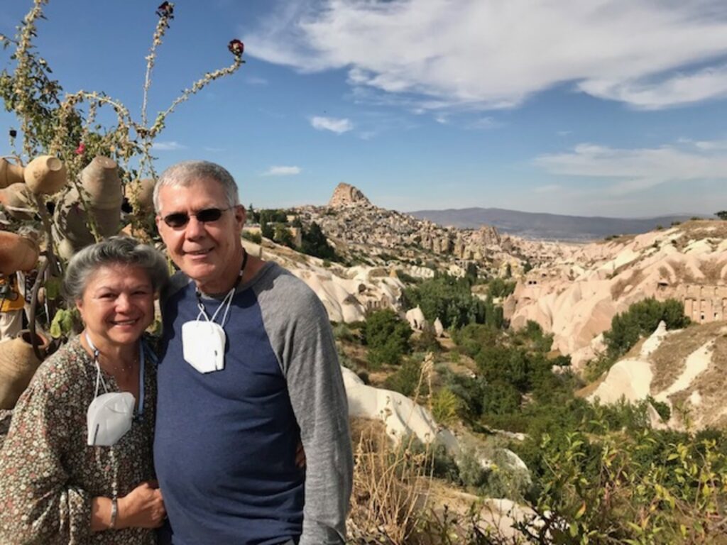 Dolores and Jay in Cappadocia Trafalgar Unlocked Award winner