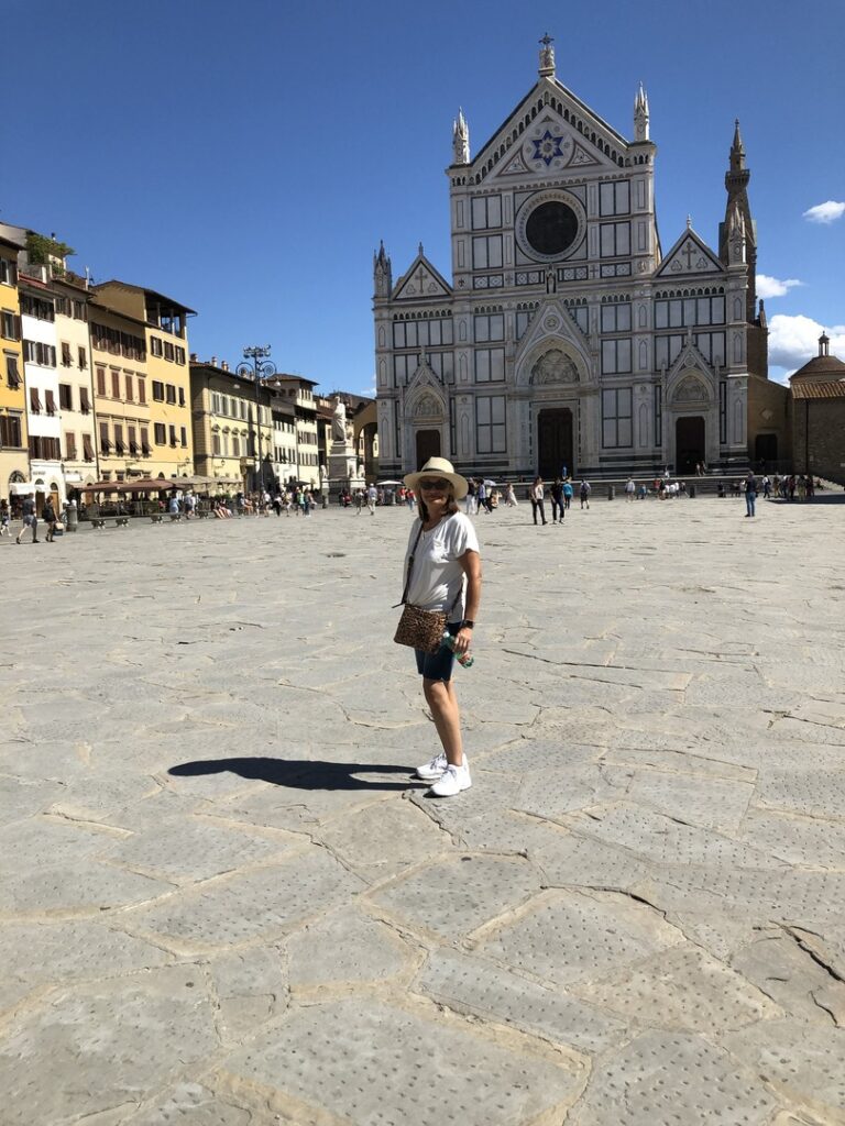 Trafalgar guest Suzanne in Florence, Italy