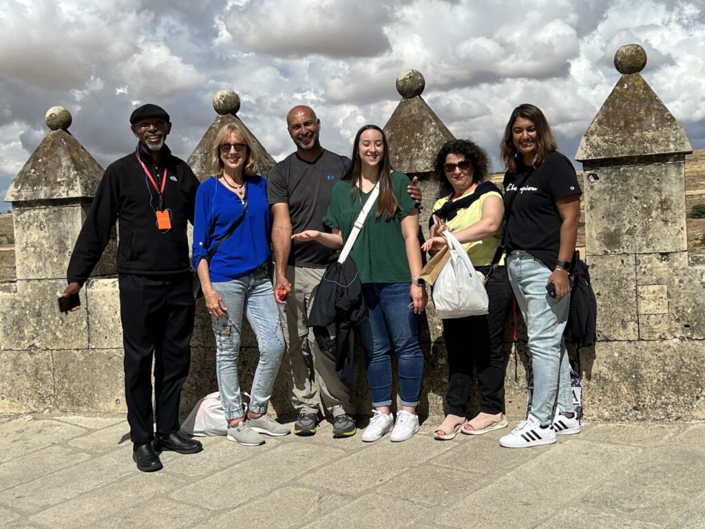 Image of Lawrence with fellow Trafalgar guests 