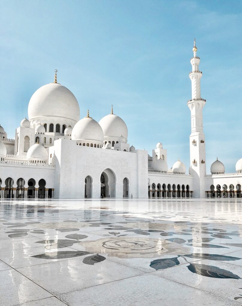 Sheikh Zayed Grand Mosque Abu Dhabi celebrate Eid