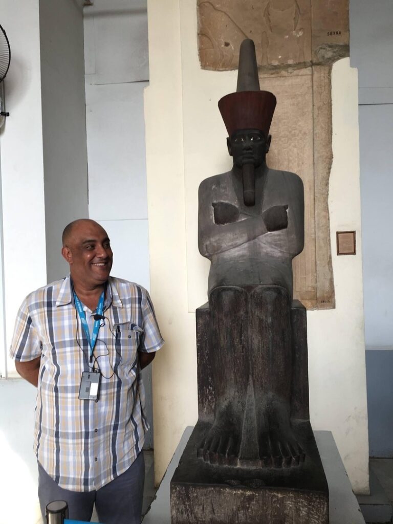 Trafalgar Travel Director Mohamed on an Egypt trip