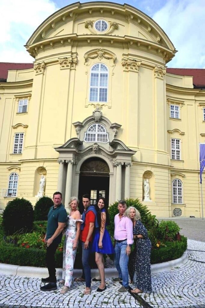 Madeline and other Trafalgar guests