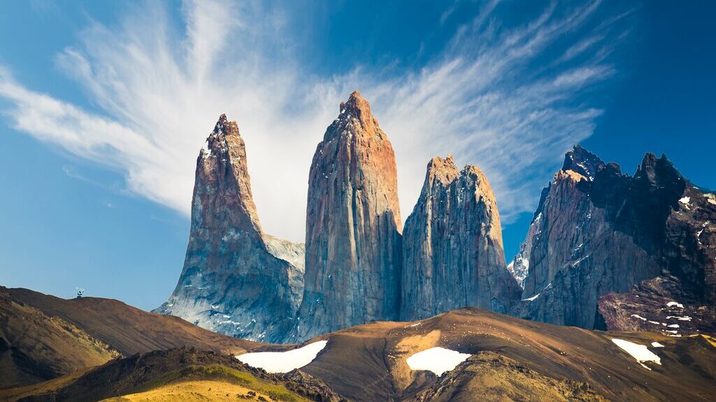 Cleopatra's needles in Patagonia, Chile. Sights like these make South America the most exciting continent on earth.
