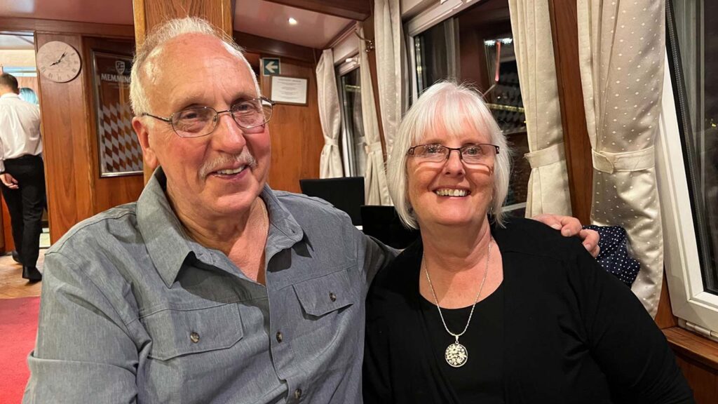 Jenice and Gerry, past guests