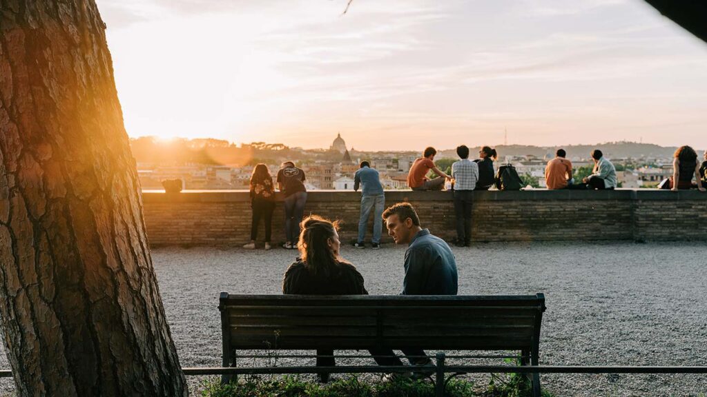 Giardino degli Aranci rooftop views in Rome