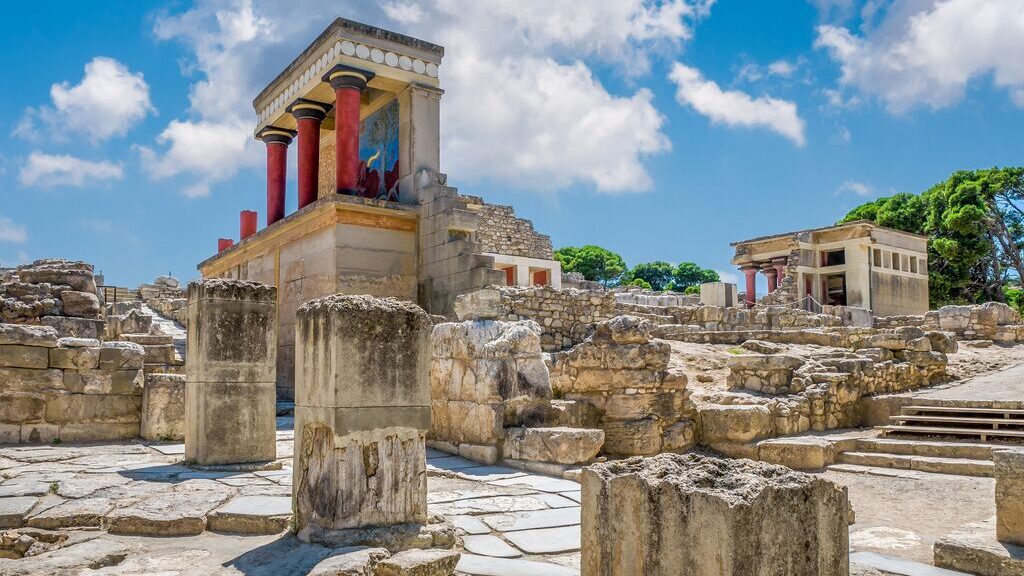 Palace of Knossos in Crete, Greece