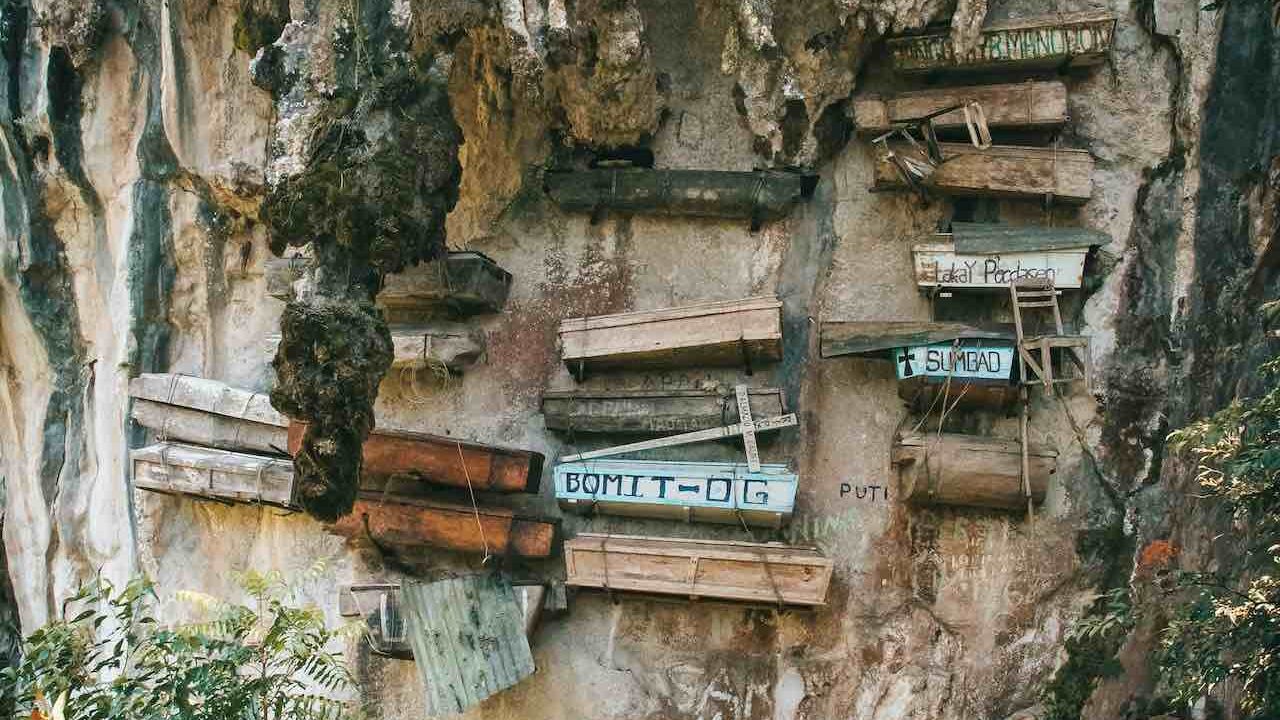 Hanging coffins of sagada, Philippines