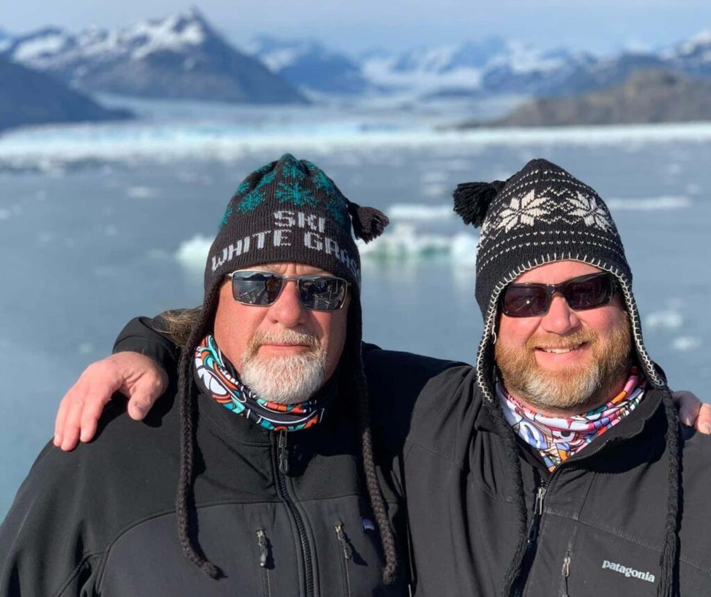 Trafalgar past guest Joel with his dad in Alaska