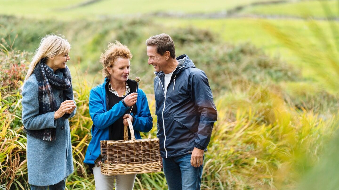 Trafalgar guests foraging with Oonagh in Ireland