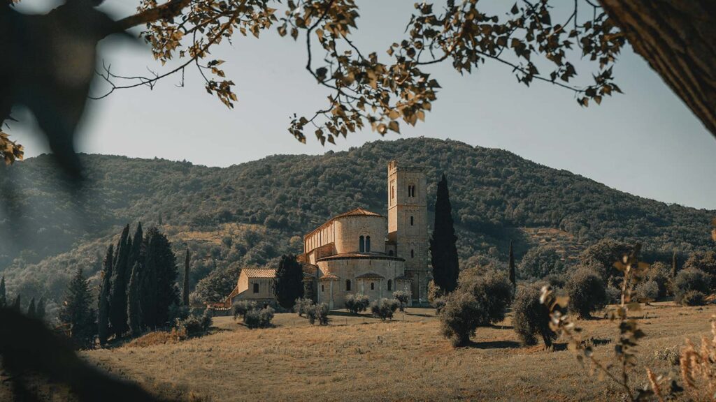 A scene from Tuscany in Italy