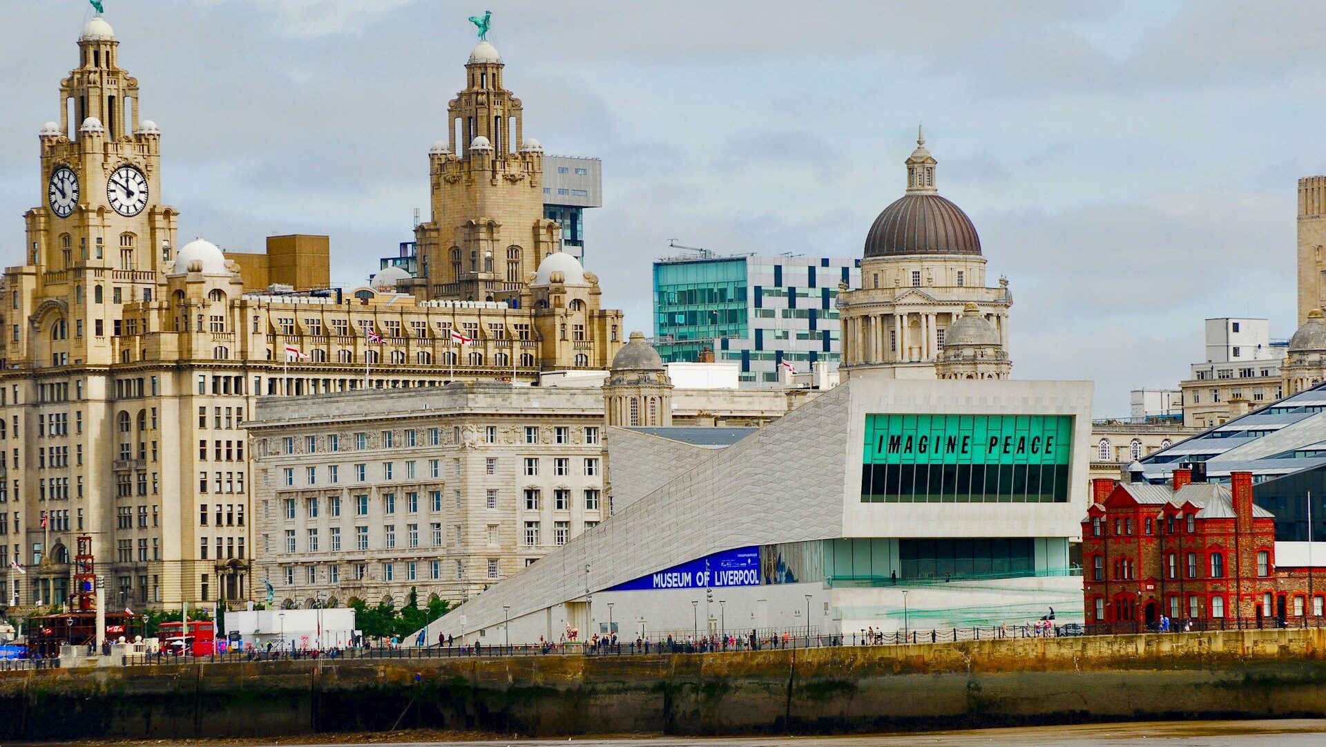 Cityscape view of Liverpool