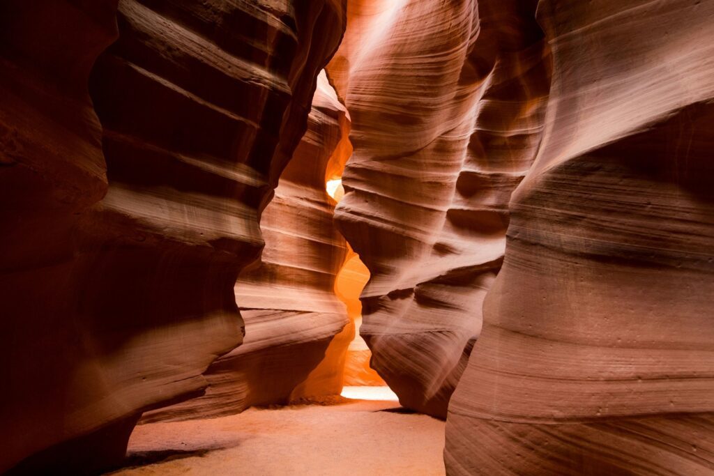 swirling red rocks of Antelope Canyon Arizona