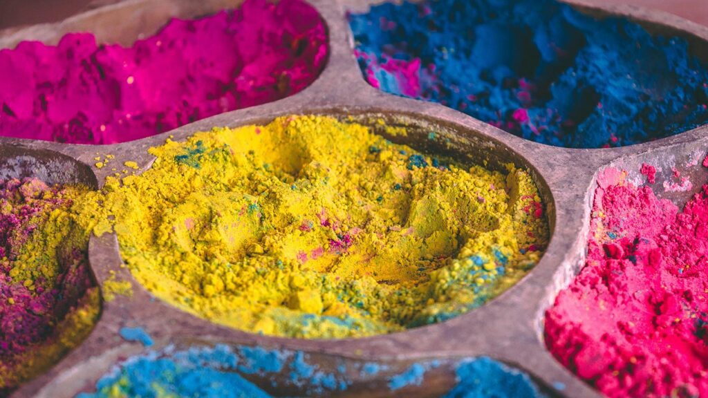 Different Holi colors mean different things