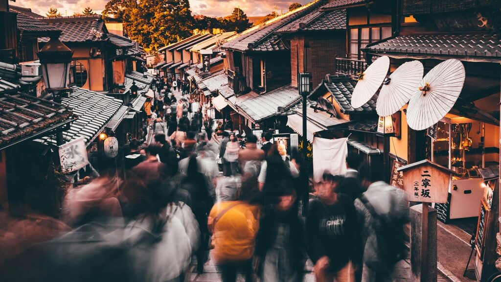 During Golden Week in Japan you can expect crazy crowds