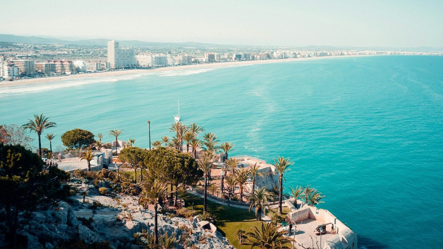 beaches Peniscola Spain