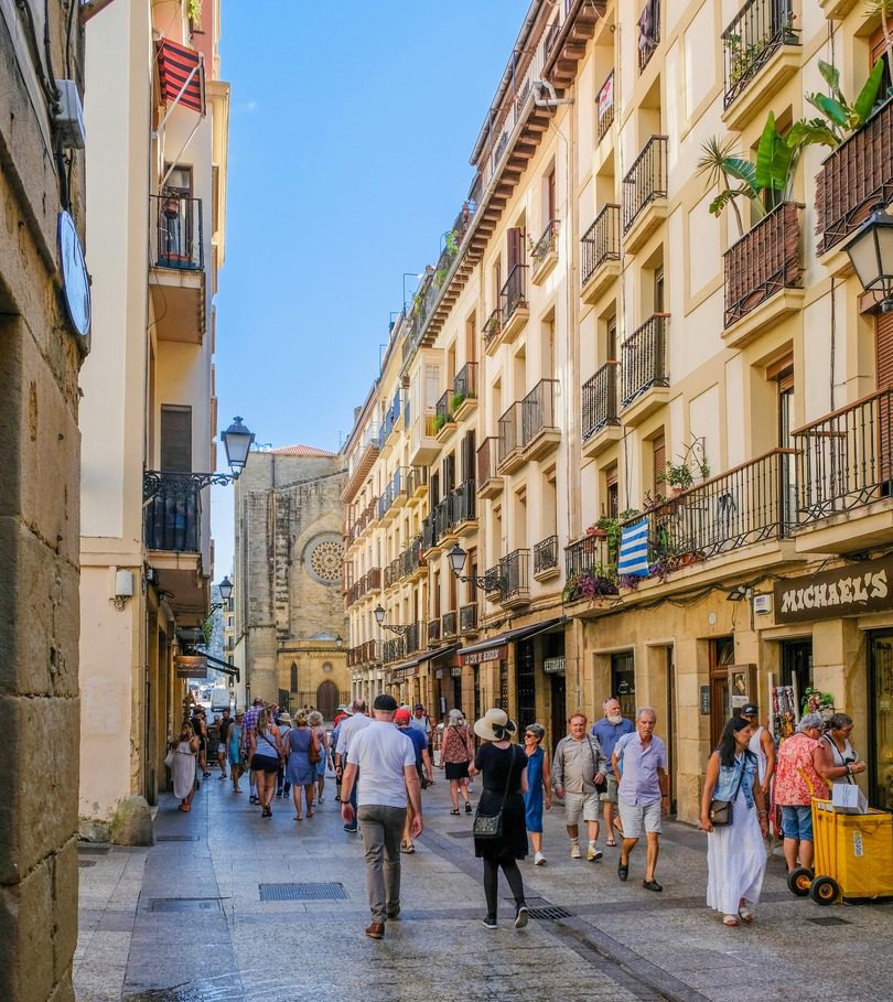 San sebastian street Spain
