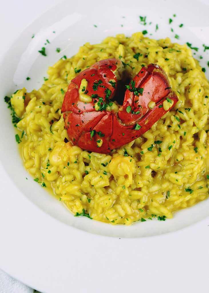 Saffron risotto 