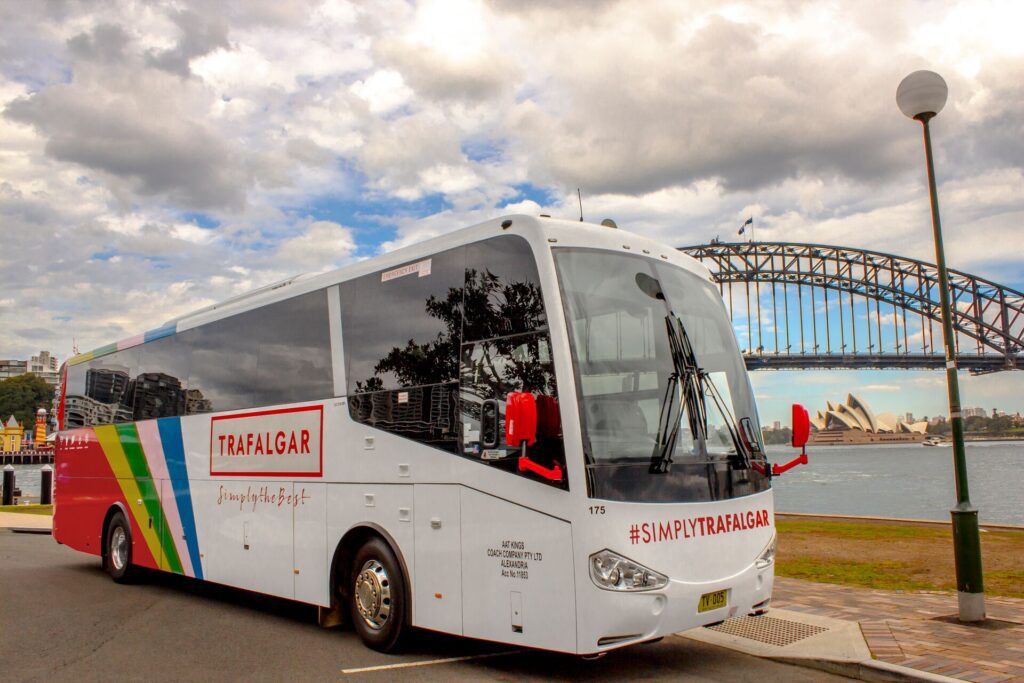 Trafalgar coach in Sydney, Australia