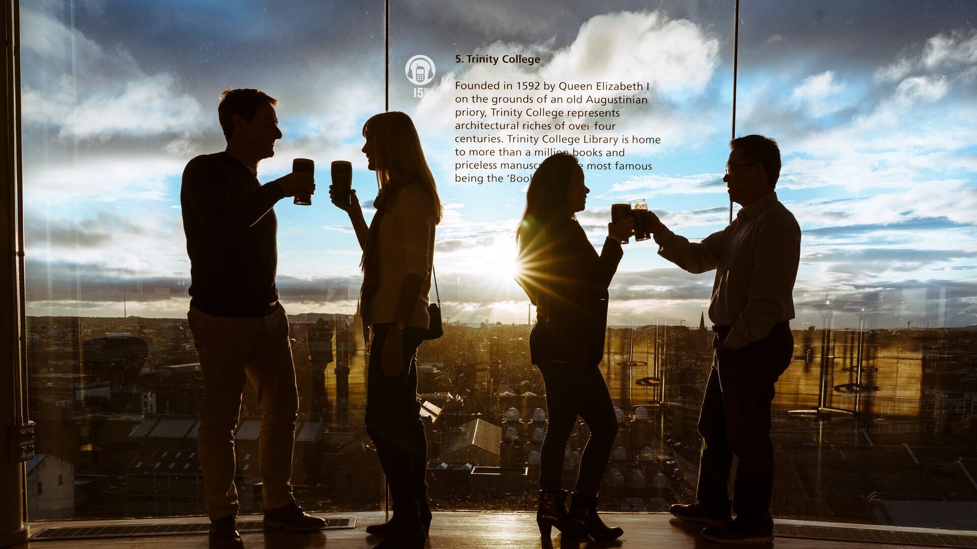 view from Guinness storehouse, Ireland