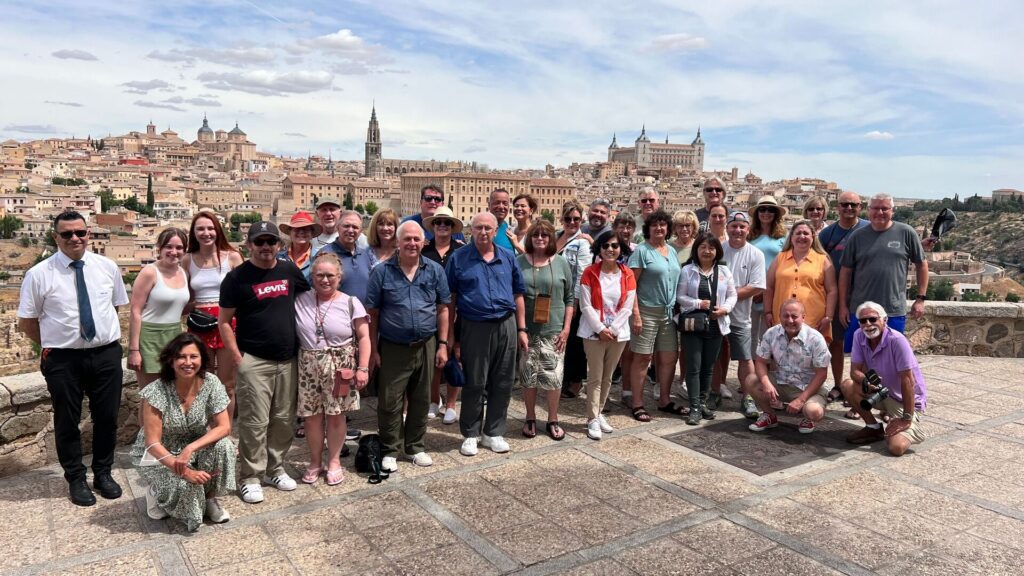 people on tour in spain