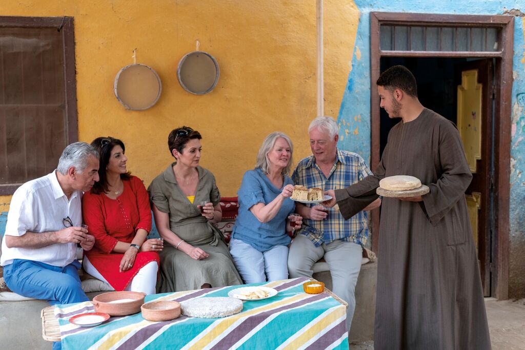 local offering sun bread in egypt