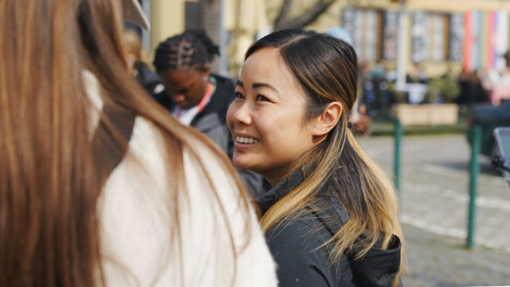 Judith, Trafalgar travel director on tour