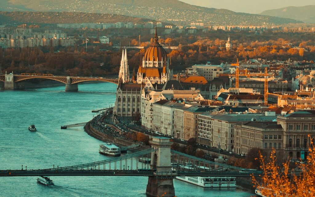 budapest from above