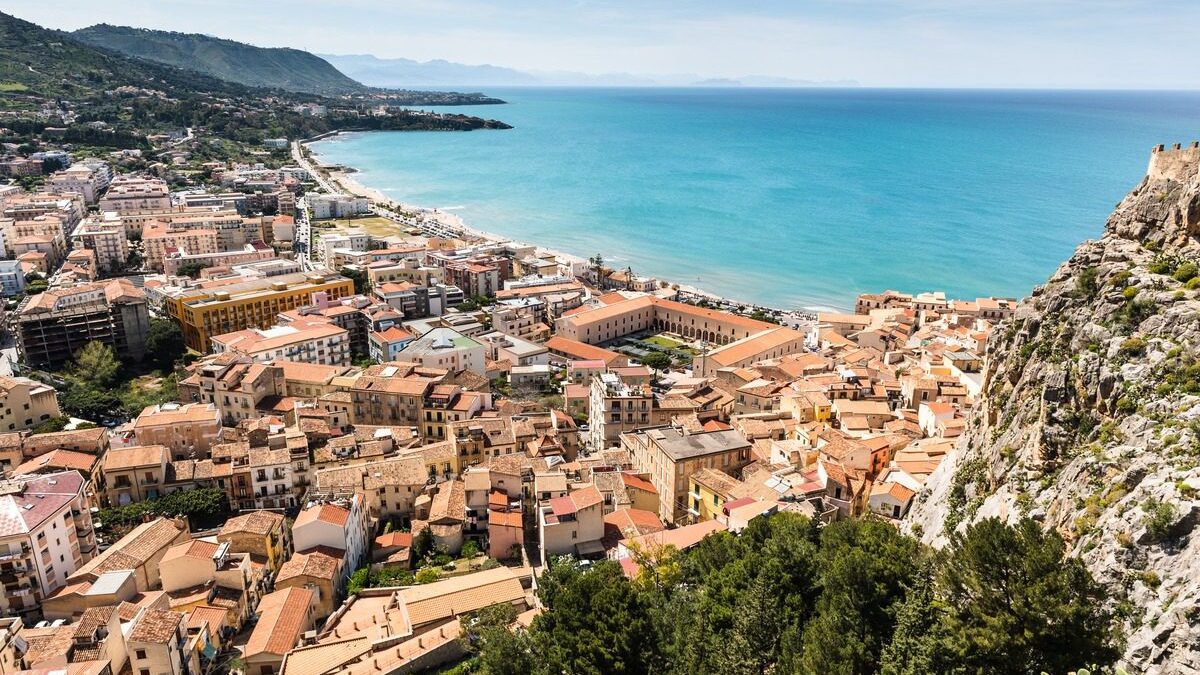 cefalu seaside town travel through Sicily