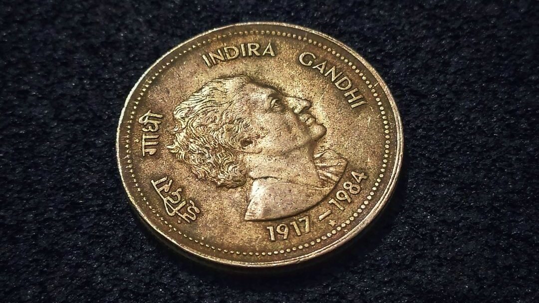 Indira Gandhi coin