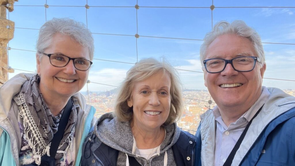 stewart, a winner of a trafalgar tour to europe