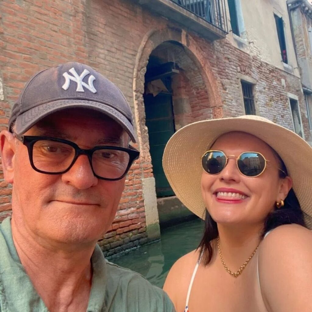may and her father in venice