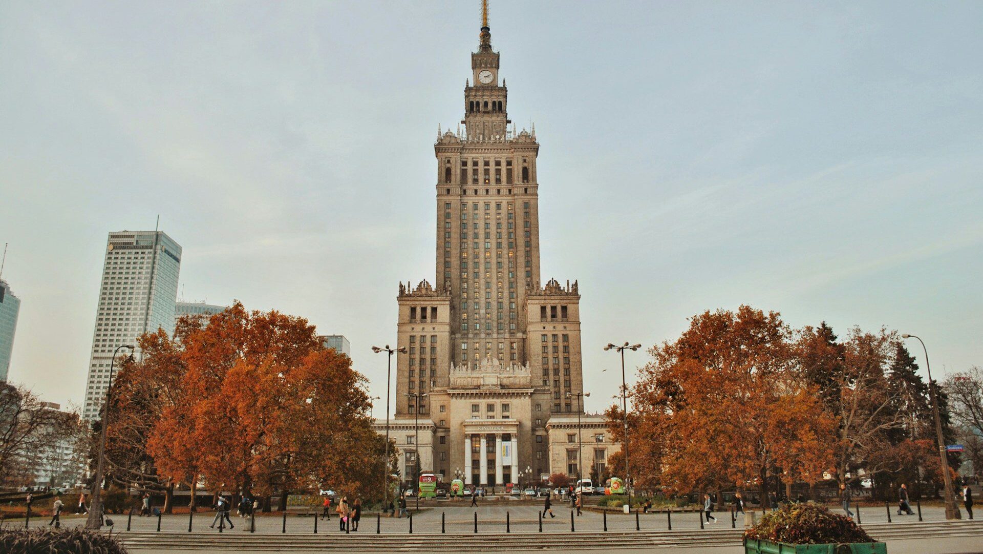 Exterior of the Palace of Culture and Science in Warsaw
