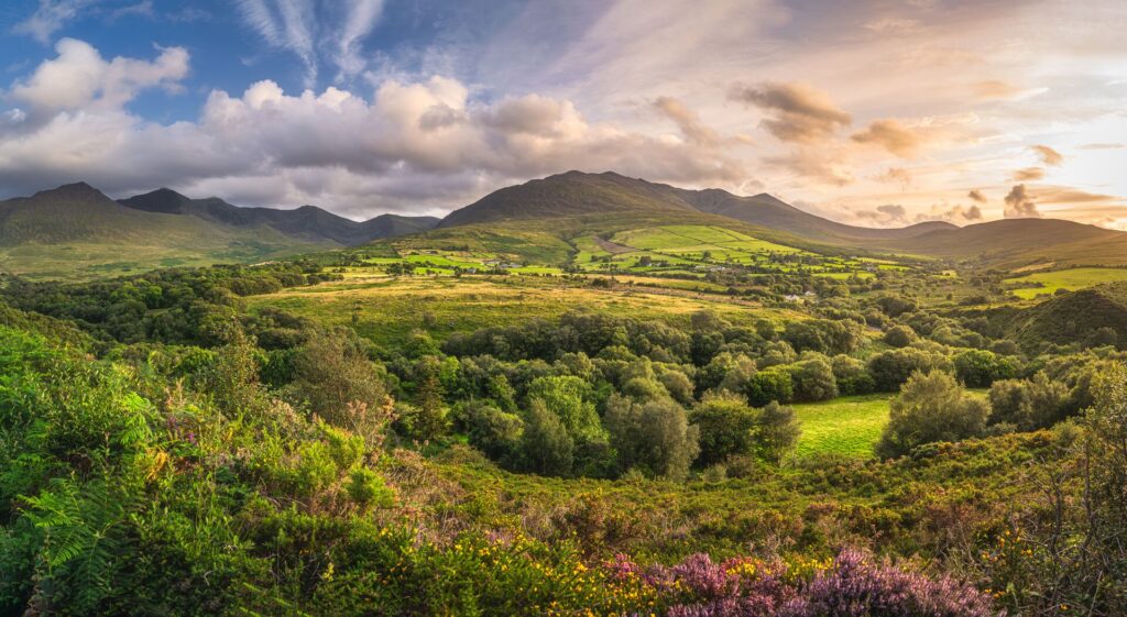 Carrauntoohil and landscape around it