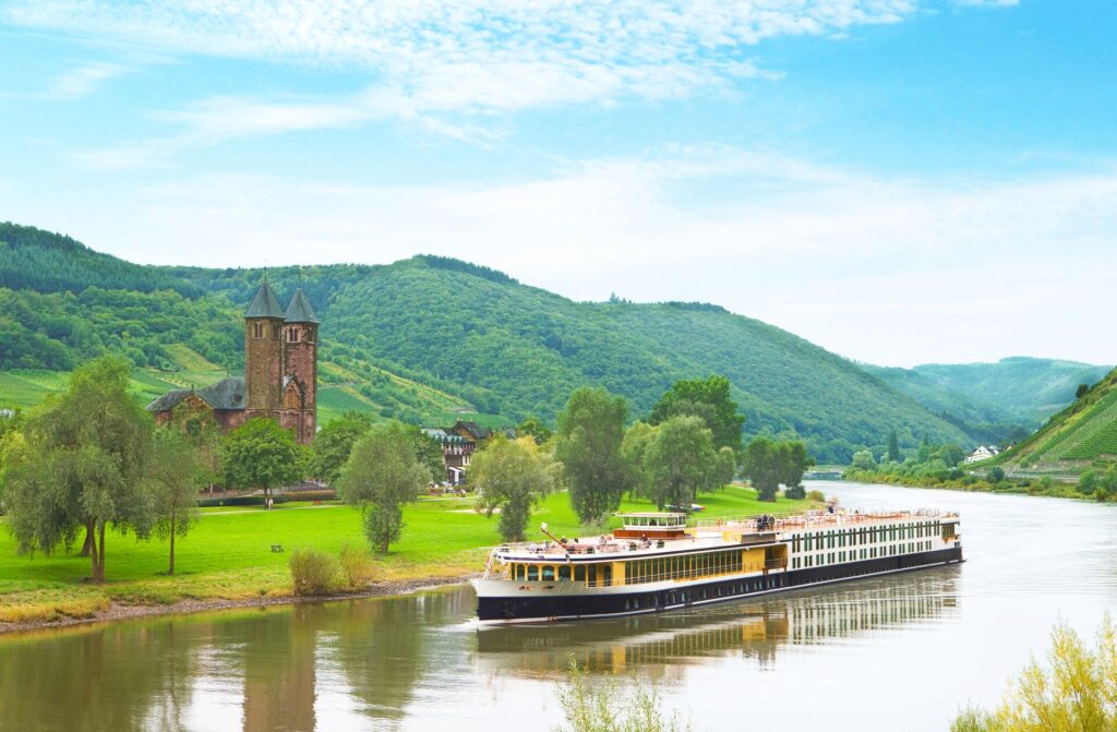 river cruise boat on the rhine
