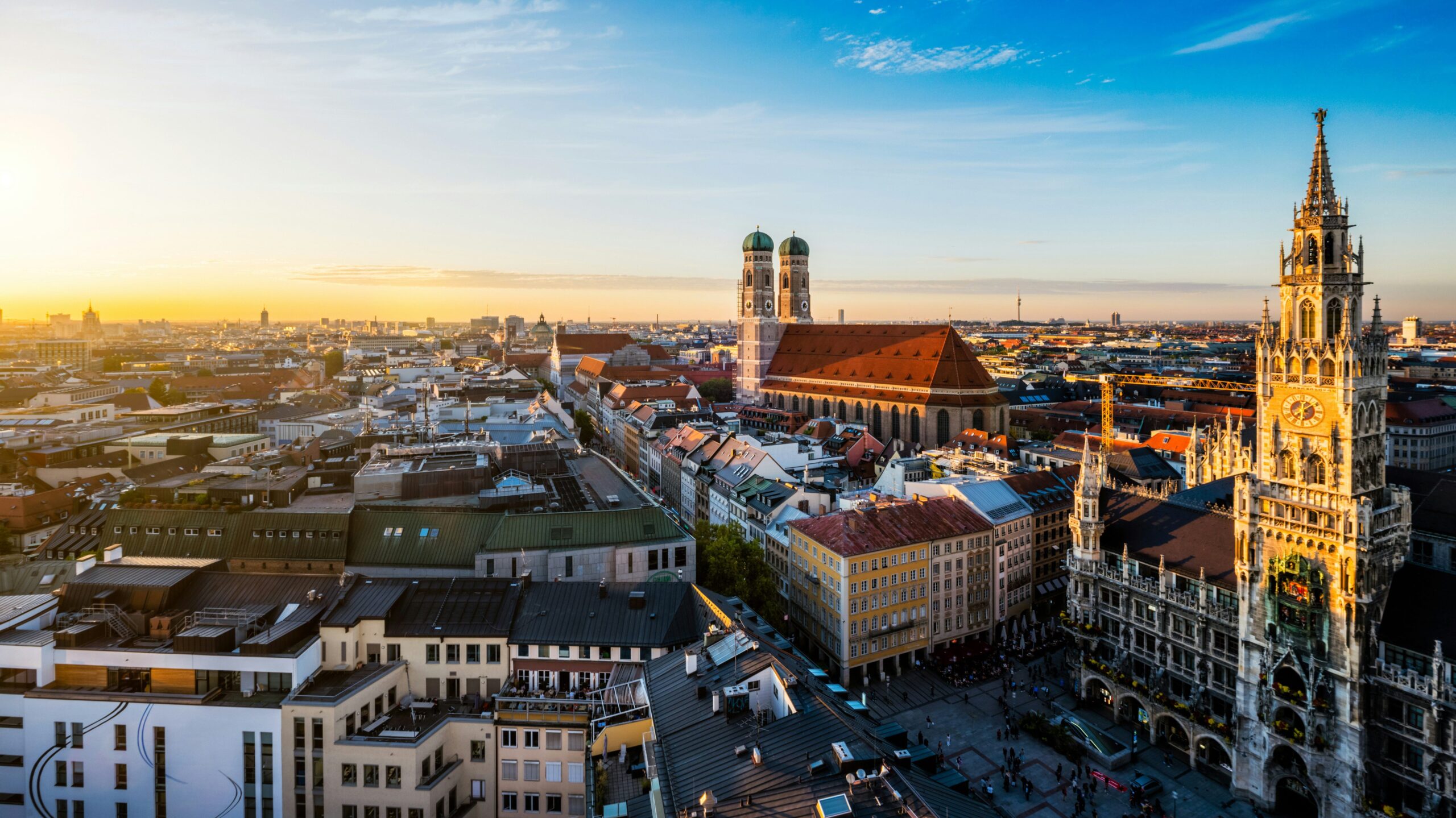 aerial view of krakow, poland