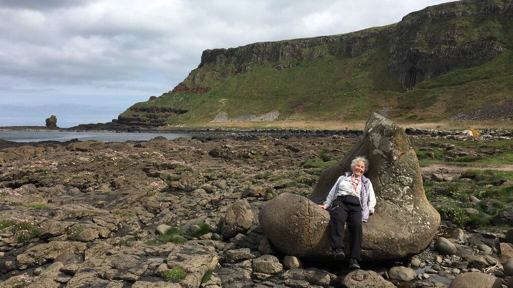 Woman at Giant's Causeway, Northern Ireland