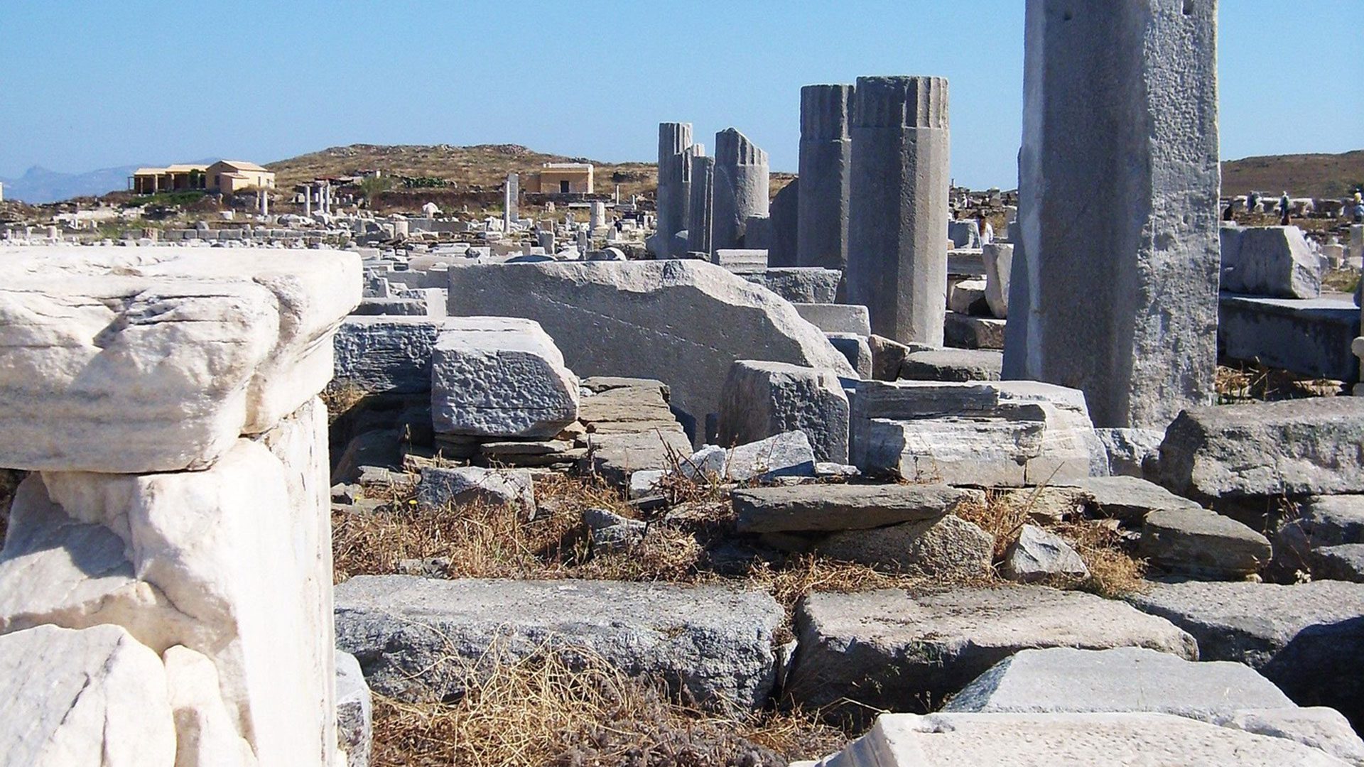 Temple ruins at Delos