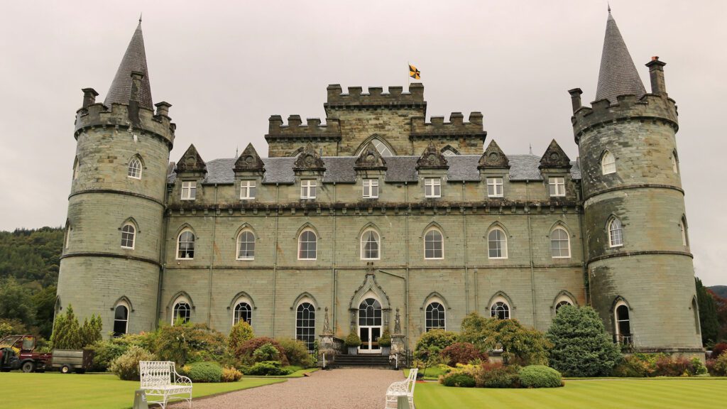 Inveraray Castle was a Downton Abbey filming location