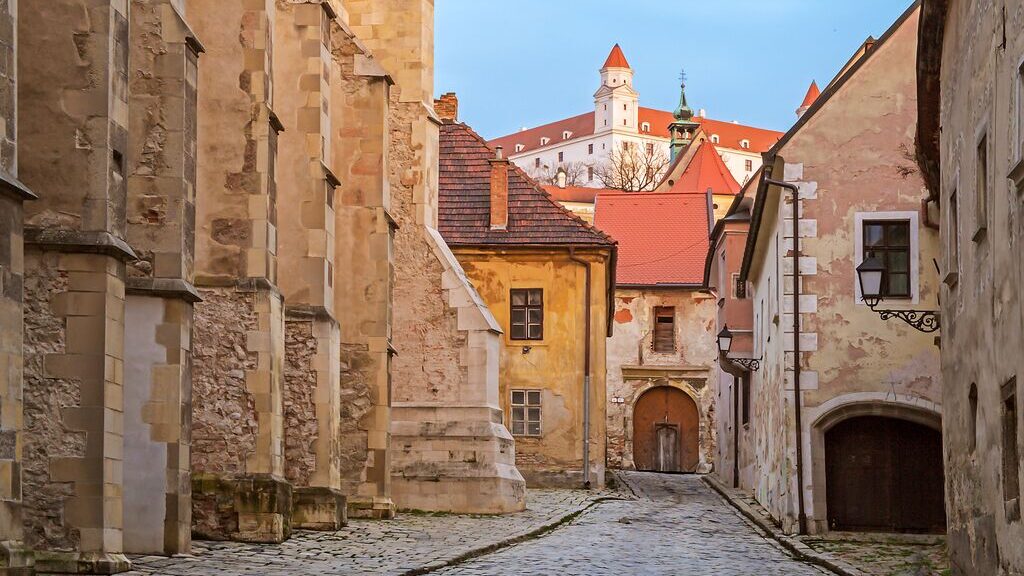 Bratislava old town, slovakia