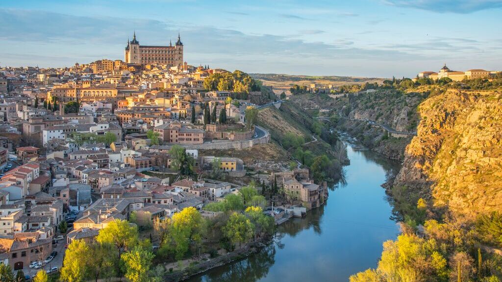 Toledo at sunset